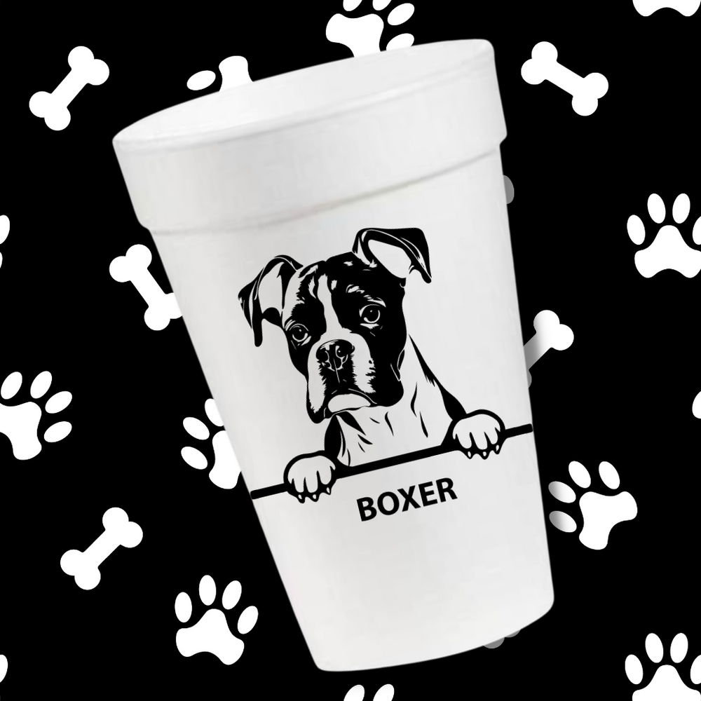 Boxer- 16oz Styrofoam Cups