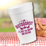 Outdoorsy Patios- 16oz Styrofoam Cups