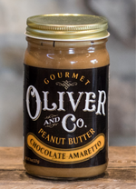 Chocolate Amaretto- 8oz Jar Oliver and Co. Gourmet Peanut Butter