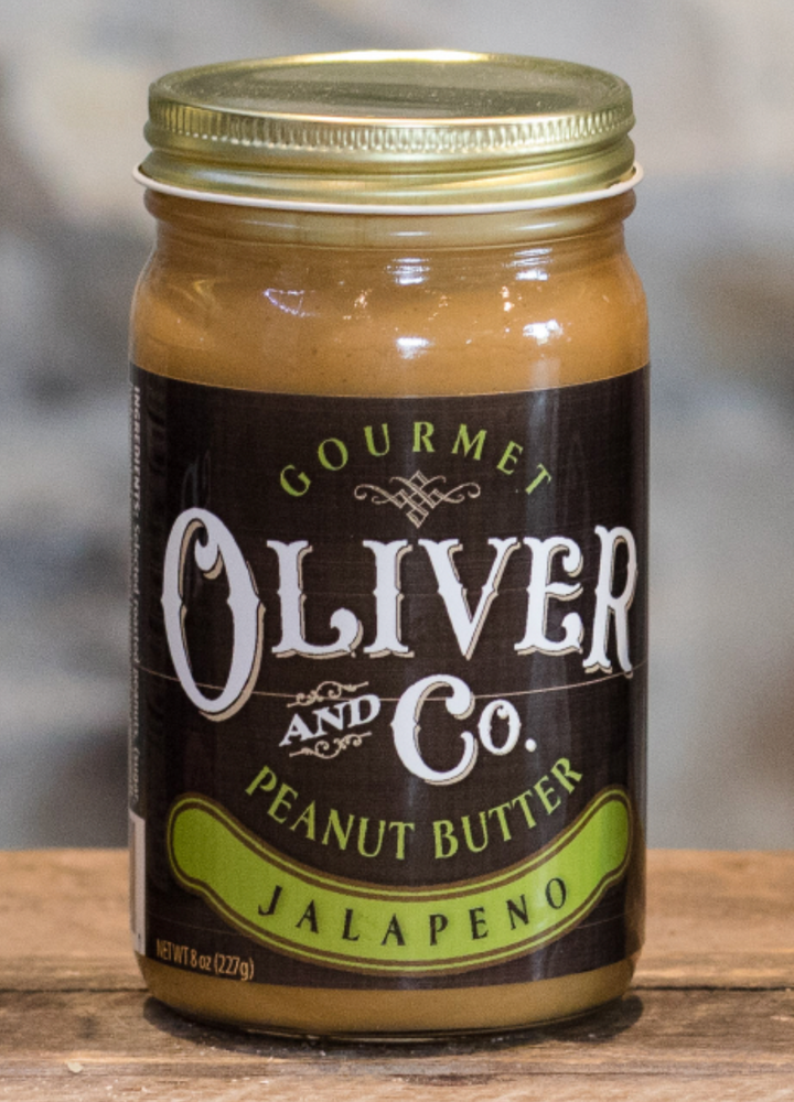 Jalapeno- 8oz Jar Oliver and Co. Gourmet Peanut Butter