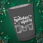 Full of Holiday Spirit- 16oz Frost Flex cups