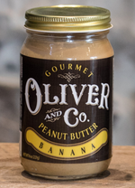 Banana- 8oz Jar Oliver and Co. Gourmet Peanut Butter