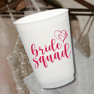 Bride Squad- 16oz Frost Flex Cups
