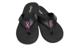 Pink Ribbon Glitterflops