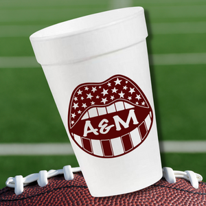 Texas A&M Game Day- 16oz Styrofoam Cups