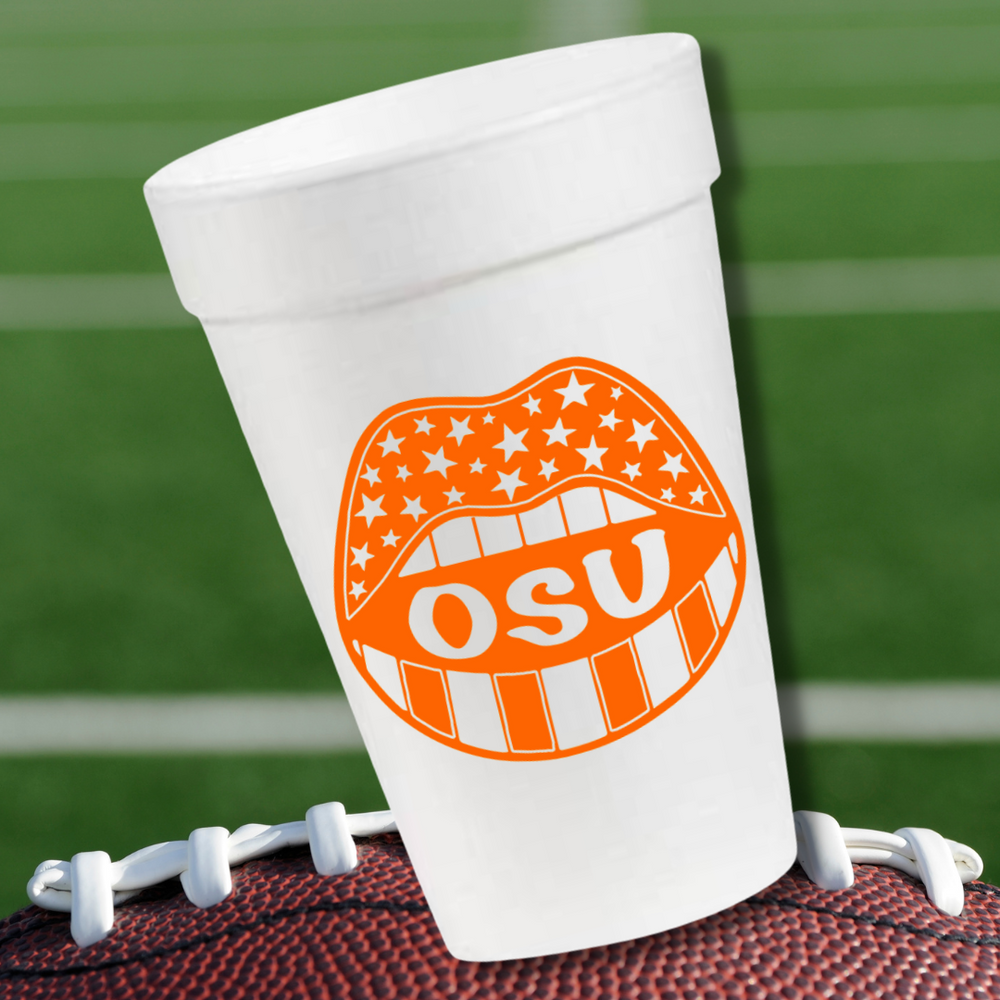 OSU Game Day- 16oz Styrofoam Cups