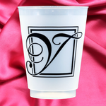 Monogram Y- 16oz Frost Flex Cups
